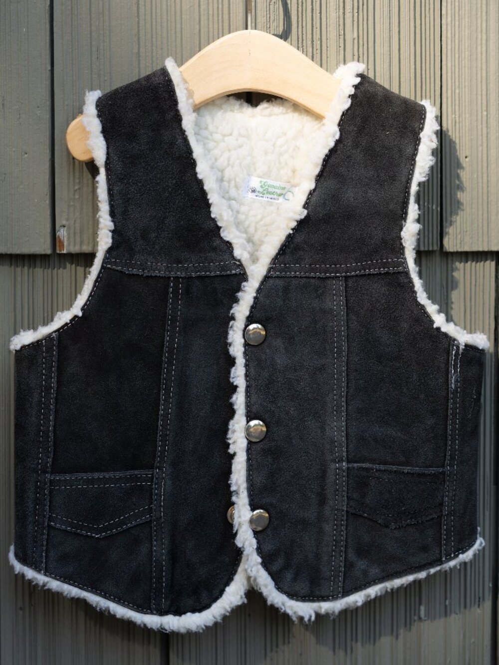 Shearling Leather Vest (Kids)